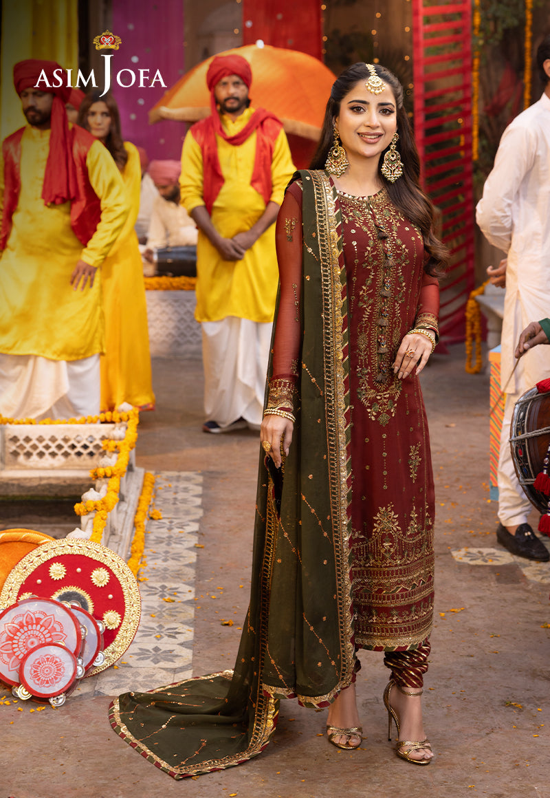 EMBROIDERED CHIFFON By ASIM JOFA (Stitched)